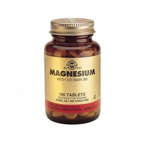 Solgar Magnesium With Vitamin B6 100Tabs (Μαγνήσιο)
