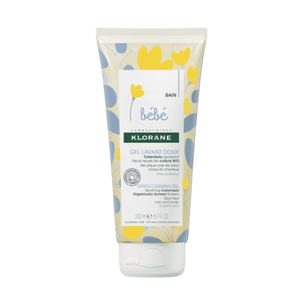 Klorane Bebe Gentle Cleansing Hair & Body Gel 200ml