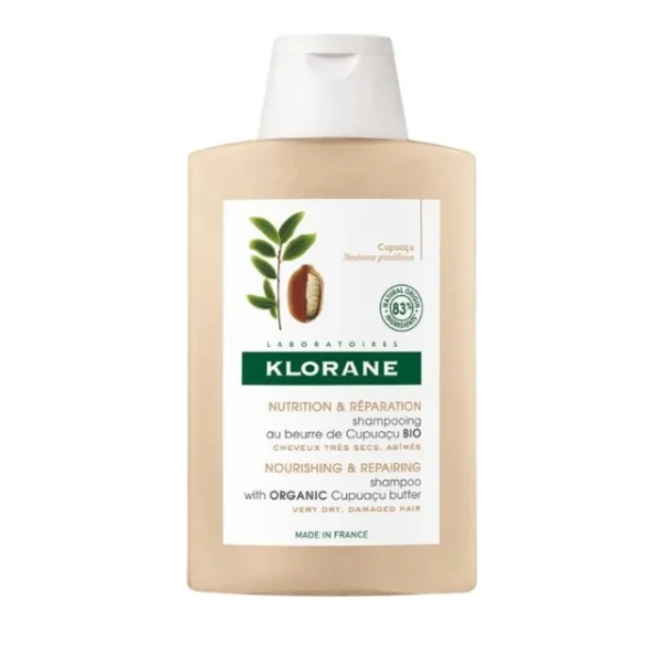 Klorane Cupuacu Shampooing Σαμπουάν Για Πολύ Ξηρά/Κατεστραμμένα Μαλλιά 200Ml