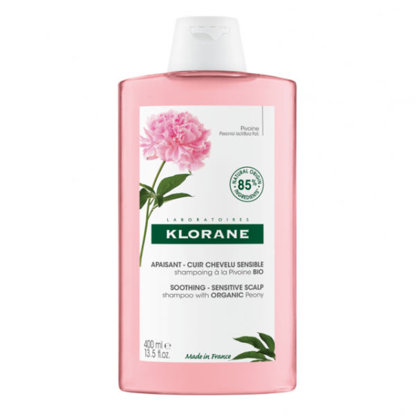 Klorane Pivoine Σαμπουάν Για Το Ευαίθητο & Ερεθισμένο Τριχωτό 400Ml