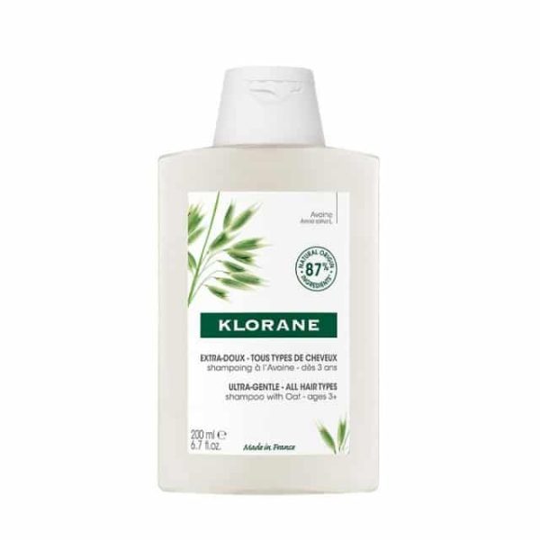 Klorane Avoine Σαμπουάν Με Γαλάκτωμα Βρώμης Bio 200Ml