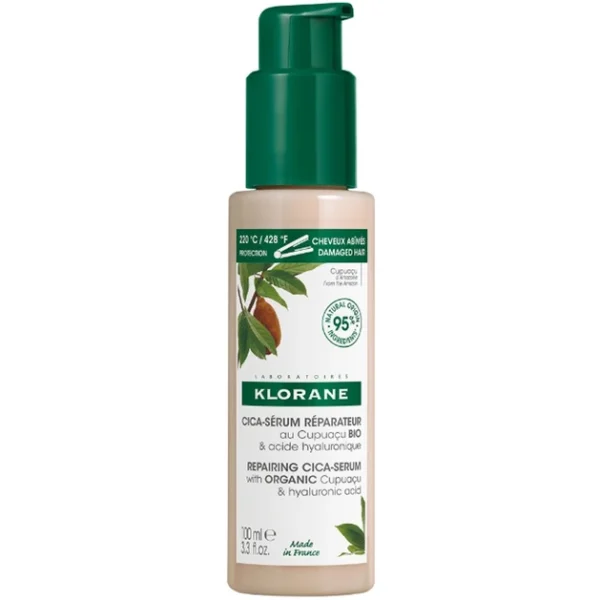 Klorane Repairing Cica-Serum with Organic Cupuacu & Hyaluronic Acid 100ml