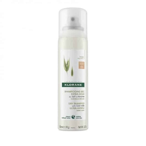 Klorane Avoine, Dry Shampoo Καθημερινής Χρήσης Για Καστανά/Μαύρα Μαλλιά Με Βρώμης 150Ml