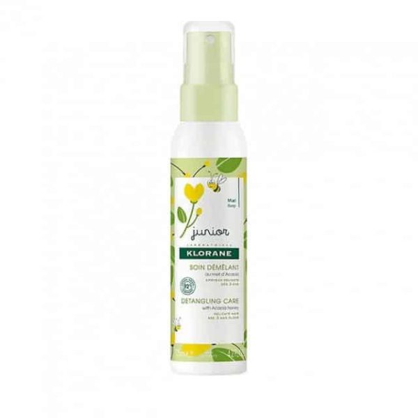 Klorane Junior Detangling Care Spray Μαλακτικό Σπρέι Μαλλιών Με Μέλι Ακακίας 125Ml