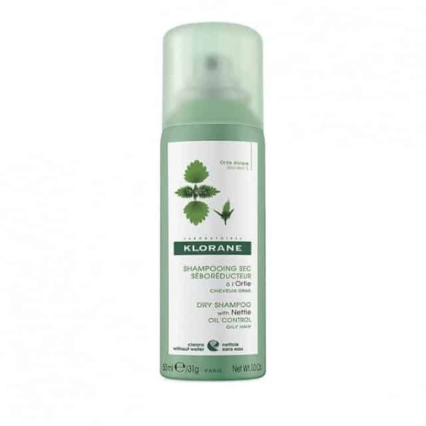 Klorane Ortie, Dry Shampoo Για Λιπαρά Μαλλιά Με Τσουκνίδα 50Ml