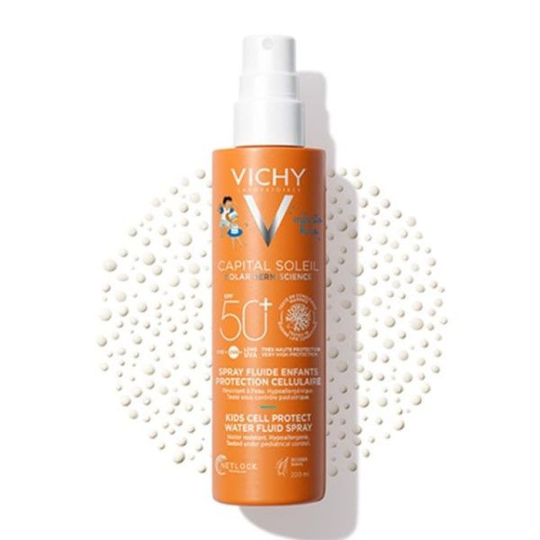 Vichy Capital Soleil Cell Protect Spf 50+ Παιδικό Αντηλιακό Spray 200Ml