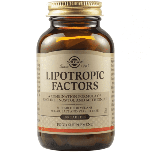 Solgar Lipotropic Factors, 100 Tablets