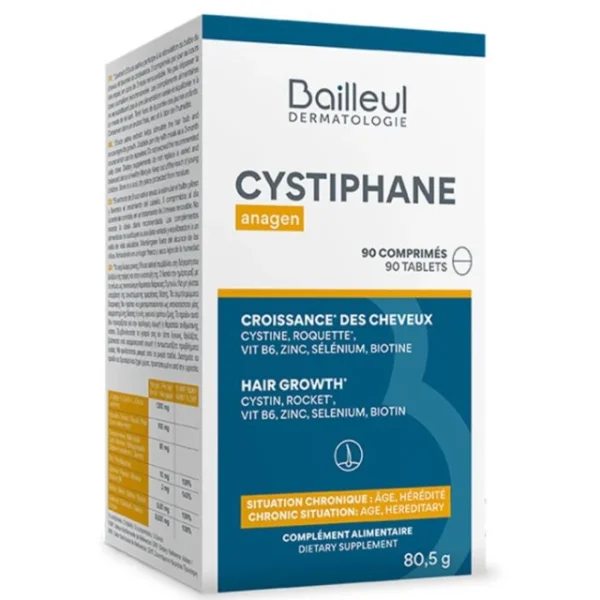Bailleul Dermatologie Cystiphane Anagen 90Tabs