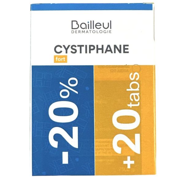 Biorga Cystiphane B6 Zinc Συμπλήρωμα Διατροφής για Μαλλιά και Νύχια 120tabs και ΔΩΡΟ Cystiphane fort 20tabs 3660398000019