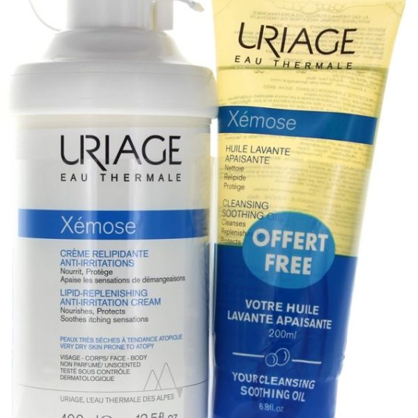 Uriage Promo Xemose Creme 400Ml+Huile. 400+200 Ml