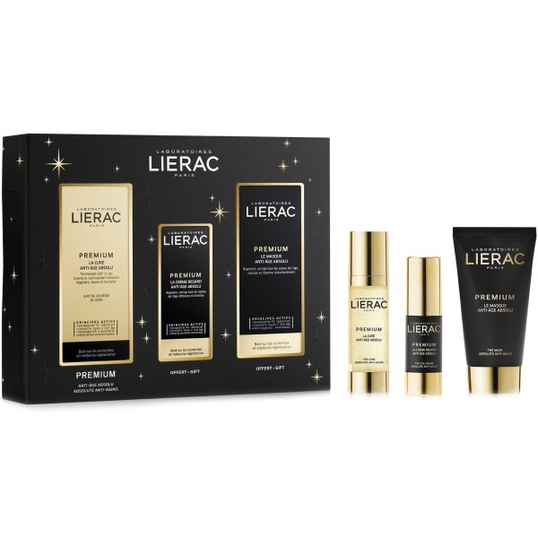 Lierac Promo Premium Gift Set La Cure Anti-Age Absolu 30Ml & Δώρο Yeux Anti-Aging Absolu 15Ml & La Masque 75Ml