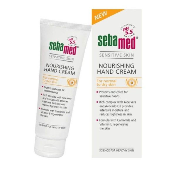 Sebamed Nourishing Hand Cream, Κρέμα Χεριών Για Κανονικό / Ξηρό Δέρμα 75Ml