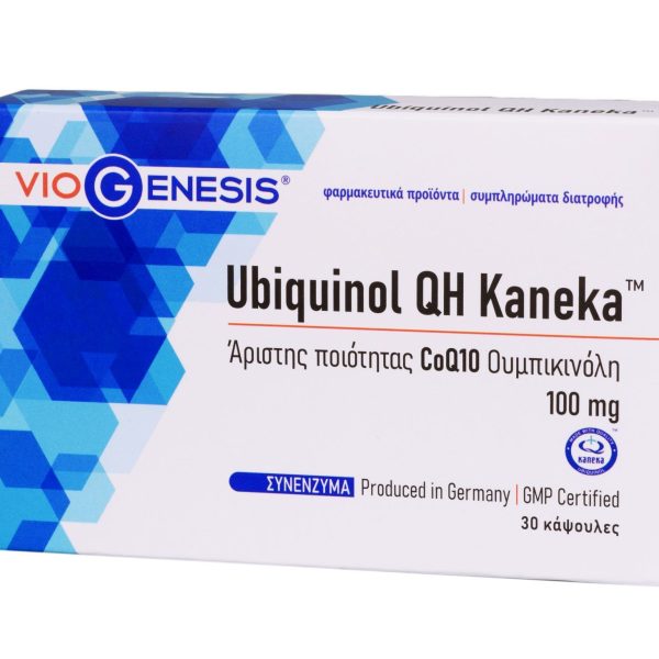 Viogenesis Ubiquinol Qh Kaneka 100 Mg 30 Softgels