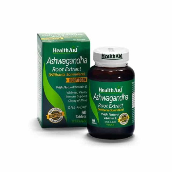Health Aid Ashwagandha Root Extract 60 Ταμπλέτες
