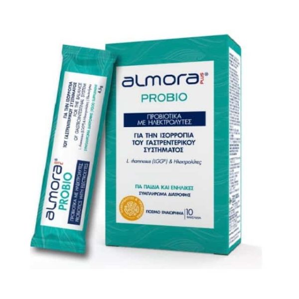 Elpen Almora Plus Probio, Προβιοτικά Με Ηλεκτρολύτες 10 X 4.5 Gr
