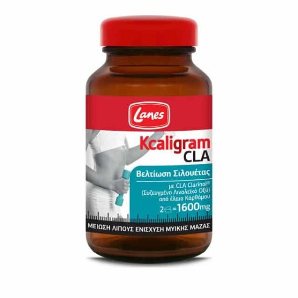 Lanes Kcaligram Cla Βελτίωση Σιλουέτας 1600Mg 60 Κάψουλες