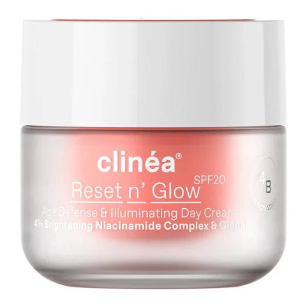 Clinea Reset N Glow Spf20 50Ml - Κρέμα Ημέρας Αντιγήρανσης Και Λάμψης