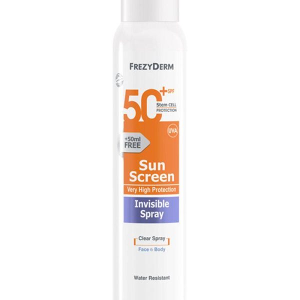 Frezyderm Sun Screen Invisible Spray Spf50+ 200ml