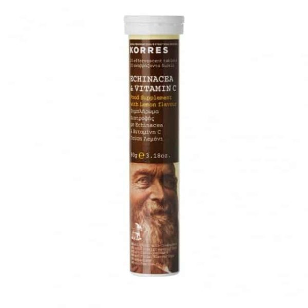 Korres vitamins echinacea & vitamin C 18tabs