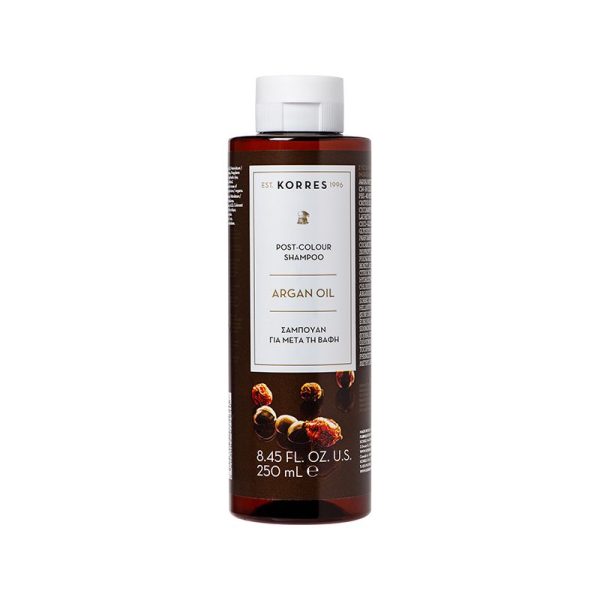 Korres Argan Oil Post-Colour Shampoo Σαμπουάν Για Μετά Τη Βαφή 200Ml