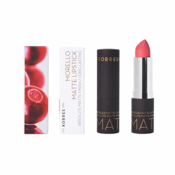 Korres Morello Matte Lipstick 49 Watermelon Sorbet 3.5gr