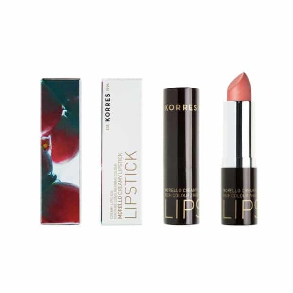 Korres Morello Creamy Lipstick No 14 Golden Pink, Σταθερό-Λαμπερό Αποτέλεσμα 3,5 gr