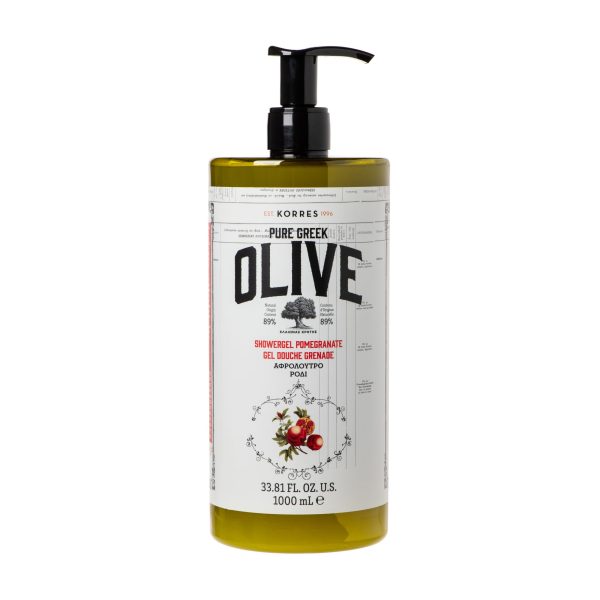 Korres Pure Greek Olive Shower Gel Pomegranate 1000ml