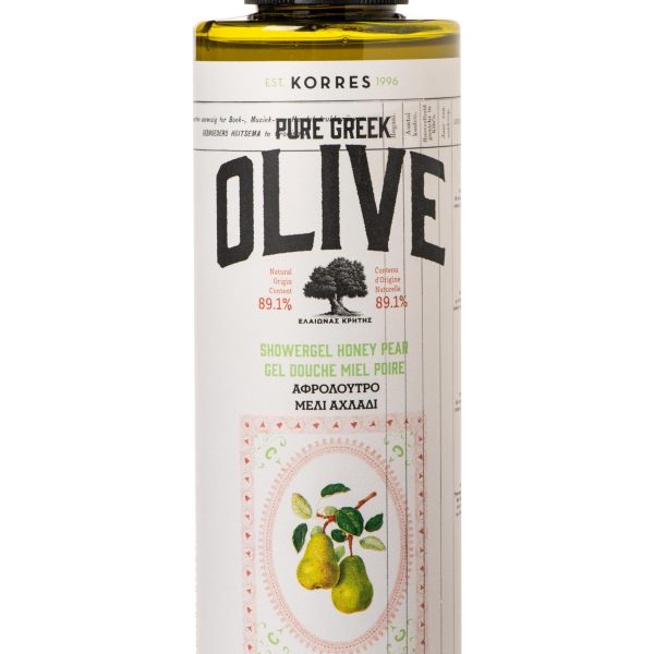 Korres Pure Greek Olive Αφρόλουτρο Μέλι Αχλάδι 250Ml