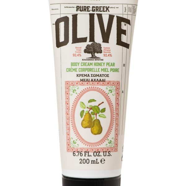 Korres Pure Greek Olive Body Cream Honey & Pear 200ml