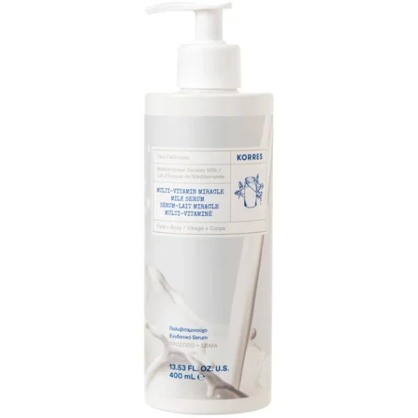 Korres Donkey Milk Multi-Vitamin Miracle Serum Ενυδατικό Serum Με Γάλα Γαϊδούρας Για Πρόσωπο & Σώμα, 400Ml