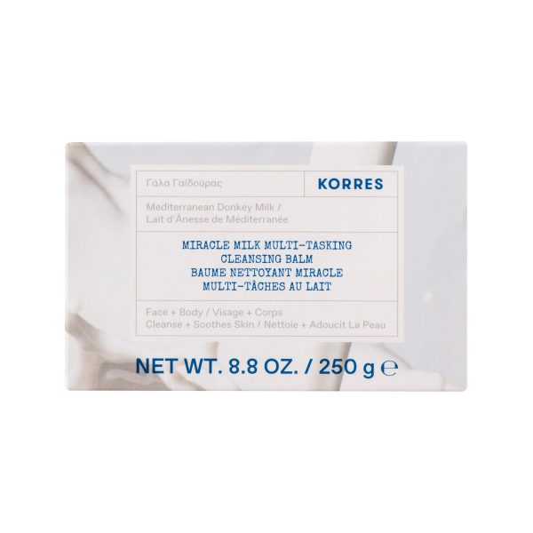 Korres Miracle Milk Multi-Tasking Απαλό Σαπούνι Καθαρισμού Με Γάλα Γαϊδούρας, 250G