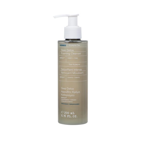 Korres Cleansing Foam Olympus Tea Deep Detox 200Ml