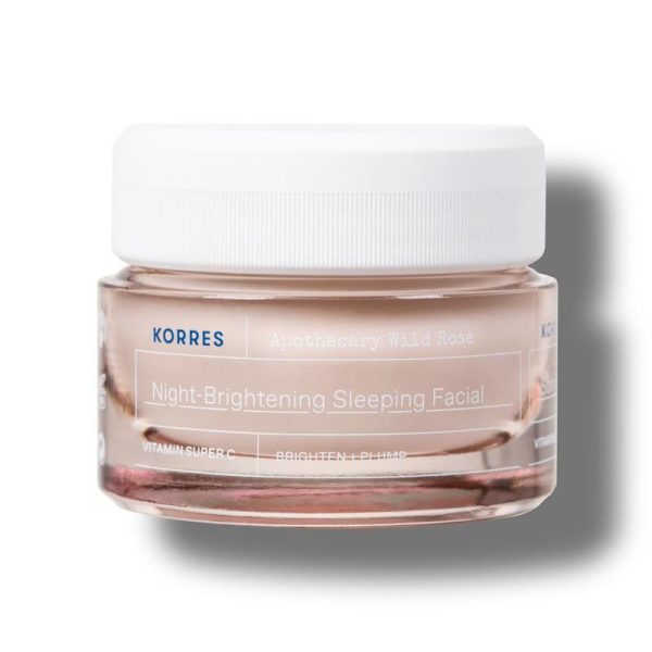 Korres Apothecary Wild Rose Vitamin Super C Night Brightening Sleeping Facial 40Ml