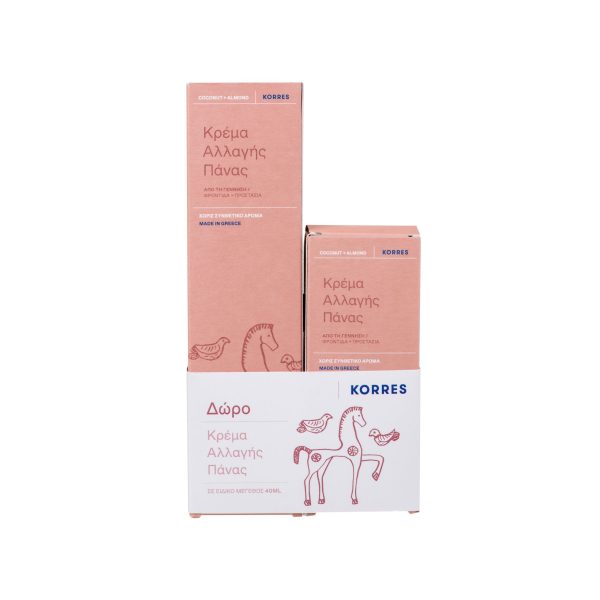 Korres Set Kρέμα Αλλαγής Πάνας 150ml + Δώρο Korres Kρέμα Αλλαγής Πάνας 40ml