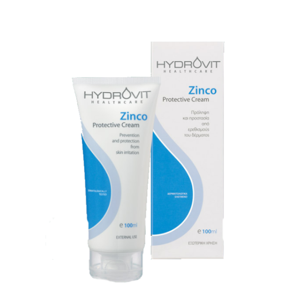 Hydrovit Zinco Protective Cream Ανάπλαση Της Ευαίσθητης Επιδερμίδας 100Ml
