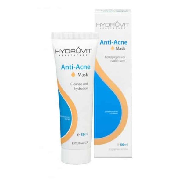 Hydrovit Anti-Acne Mask, Καθαριστική/Ενυδατική Μάσκα Για Ακνεϊκά Δέρματα 50Ml