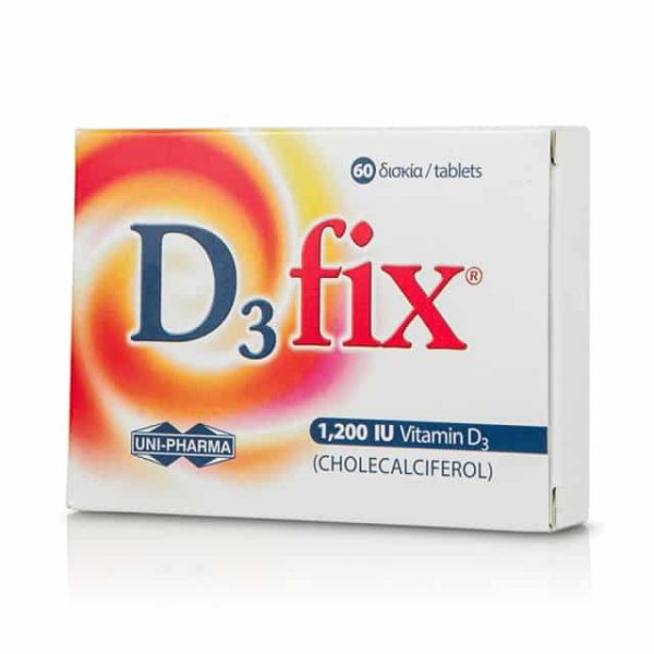 Uni-Pharma D3 Fix 1200Iu 60 Tablets
