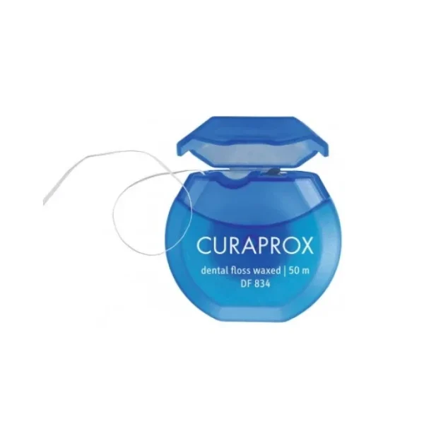 Curasept Curaprox Df 834 Dental Floss Waxed 50M 1Τμχ