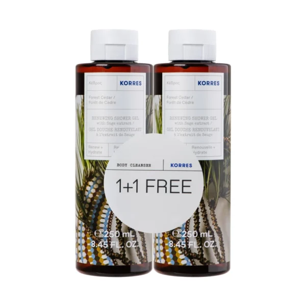 Korres Κέδρος Αφρόλουτρο 1+1 2X250Ml