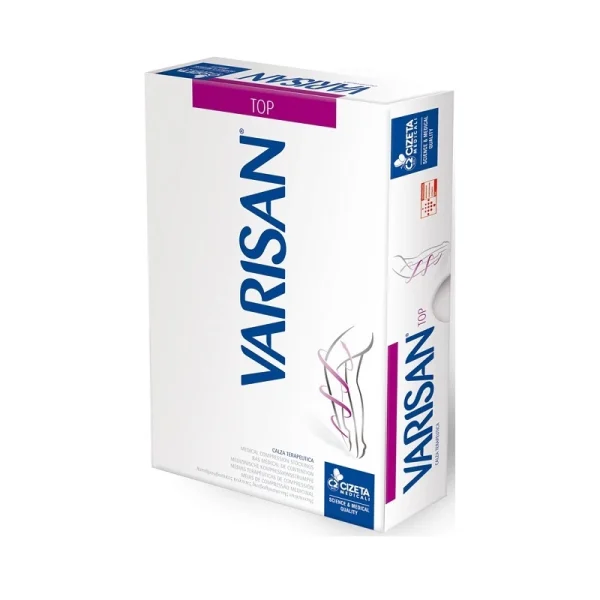 Varisan Top Θεραπευτικές Κάλτσες Ριζομηρίου Ccl 1 Ανοικτά Δάκτυλα Normal Μπεζ Ζεύγος No4