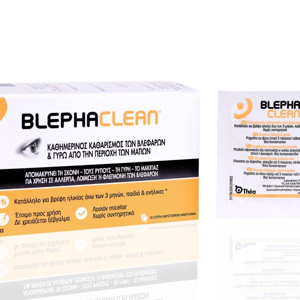 Laboratoires Thea Blephaclean Μαντηλάκια Καθαρισμού των Βλεφάρων & της Περιοχής των Ματιών, 30τεμ