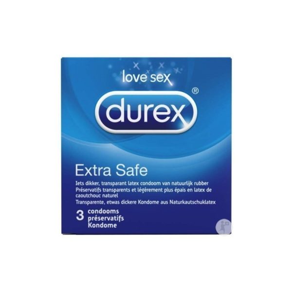 Durex Προφυλακτικά Durex Extra Safe 3τμχ
