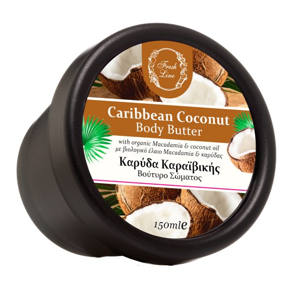 Fresh Line Βούτυρο Σώματος Καρύδα Caribbean Coconut 150ml