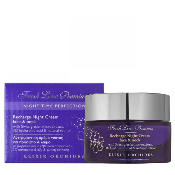 Fresh Line ELIXIR ORCHIDEA Αντιγηραντική Κρέμα Νύχτας για πρόσωπο & λαιμό 50ml