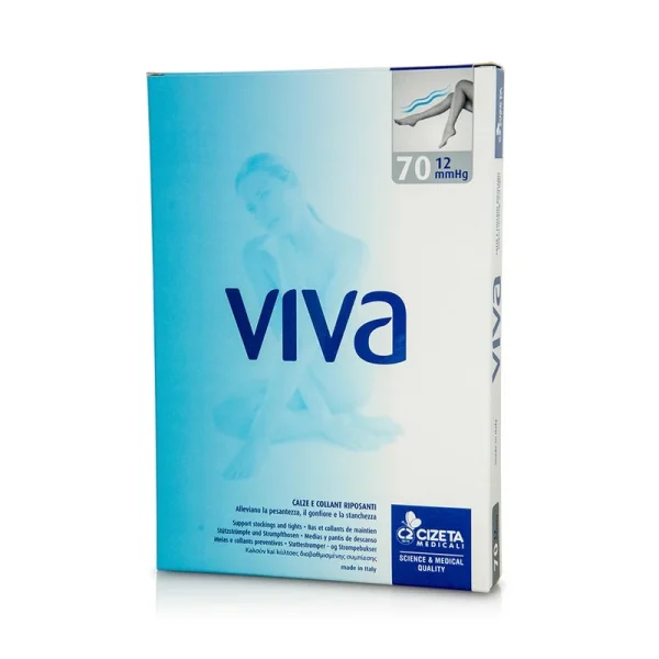 Cizeta Viva Collant 70 Den (12mmHg) Fumo 700 No. 4 - Καλσόν Διαβαθμισμένης Συμπίεσης (Γκρι Σκούρο), 1τμχ. (14072)
