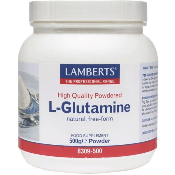 Lamberts L-Glutamine Powder Γλουταμίνη Σε Σκόνη 500G