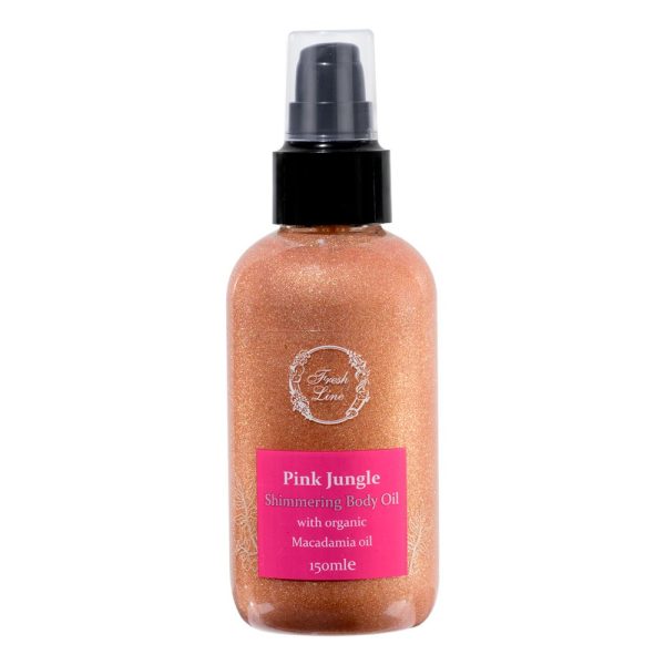 Fresh Line Pink Jungle Shimmering Body Oil Ξηρό Λάδι Σώματος για Λάμψη 150ml