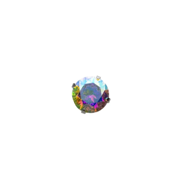 InoPlus Borghetti Σκουλαρίκια Art 1127 Zircone Aurora Boreale1 ζευγάρι