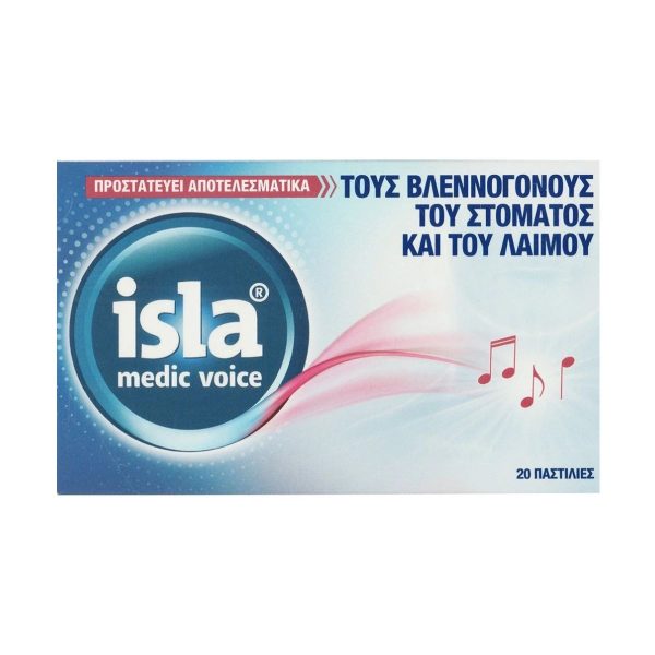 Isla Medic Voice Παστίλιες για το Λαιμό 20 τμχ