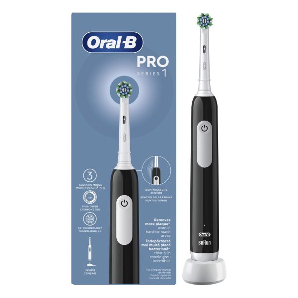Oral-B Pro Series 1 Ηλεκτρική Οδοντόβουρτσα Μαύρη